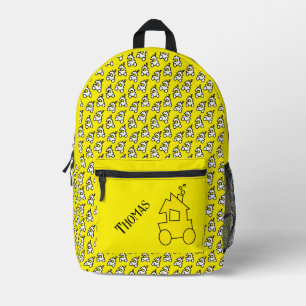 Boys Train Printed Backpack
