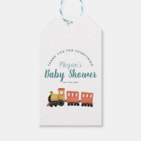 Boys Train Thank You Baby Shower Cute Favour