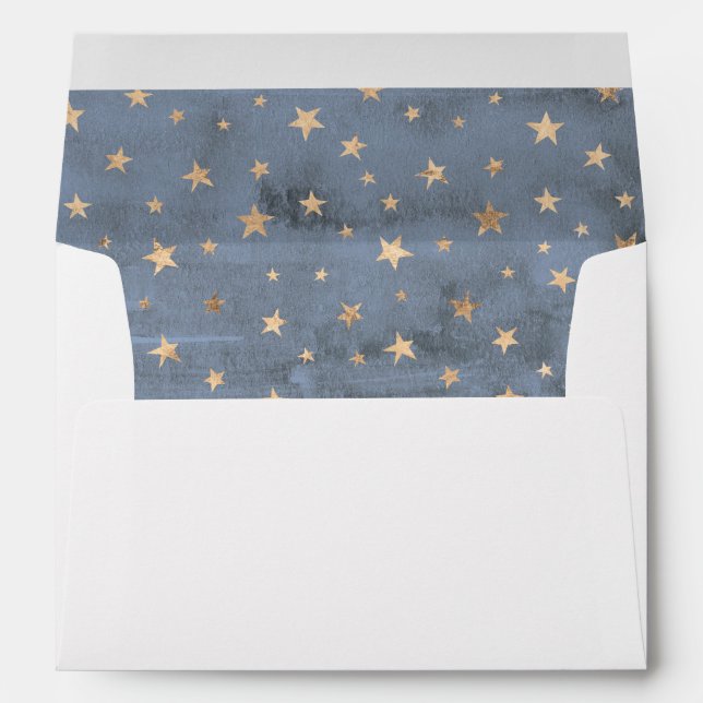 Boy's Twinkle Twinkle Little Star Envelope Liner (Back (Bottom))
