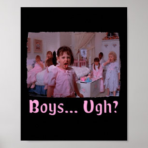 Boys... Ugh! – Funny Valentines Day Shirt Pullover Poster