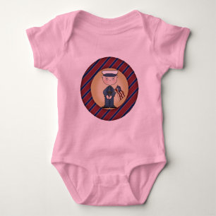 Boys US Marine Baby Bodysuit