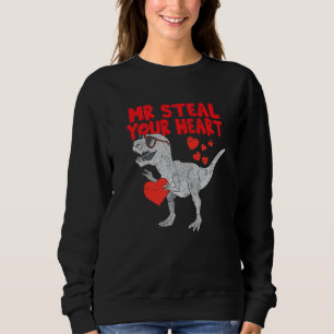 Boys Valentine  Mr Steal Your Heart For Boys Toddl Sweatshirt
