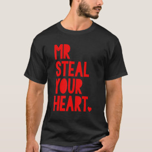 Boys Valentine  Mr Steal Your Heart For Boys Toddl T-Shirt