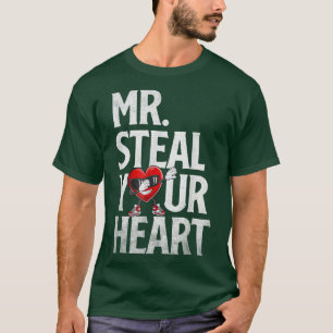 Boys Valentine  Mr Steal Your Heart For Boys Toddl T-Shirt