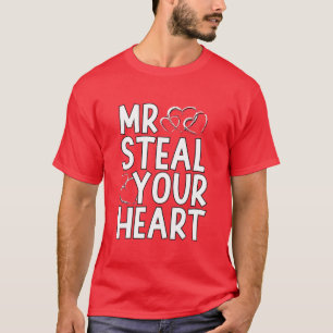 Boys Valentine Mr Steal Your Heart For Boys Toddle T-Shirt