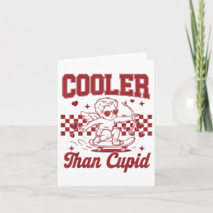 Boys Valentines Day Cooler Than Cupid Skateboardin Card