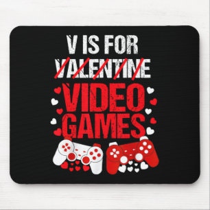 Boys Valentines Day Gaming Kids Valentines Day Tod Mouse Pad