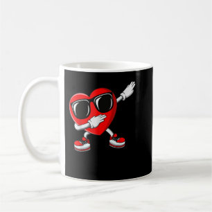 Boys Valentines Day Kids Dabbing Heart Love Dab Da Coffee Mug