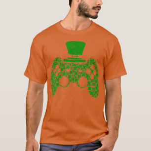 Boys Video Game Shamrock St Patricks Day Irish Me T-Shirt