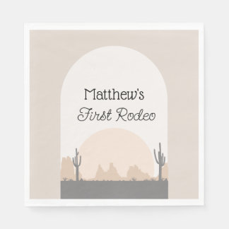 Boys Western Paper Napkin