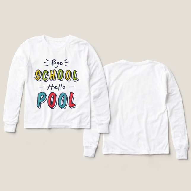 Boys' White Summer Prep Tee - Vibrant  (Design Front & Back)
