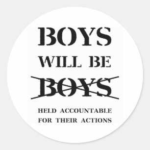 Boys will be Boys Sticker (curse free)