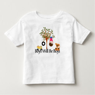 Boys will be boys ! Toddler Fine Jersey T-Shirt
