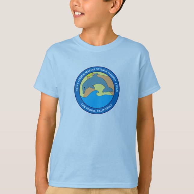 Boys Youth Point Fermin Elementary Logo Shirt (Front)