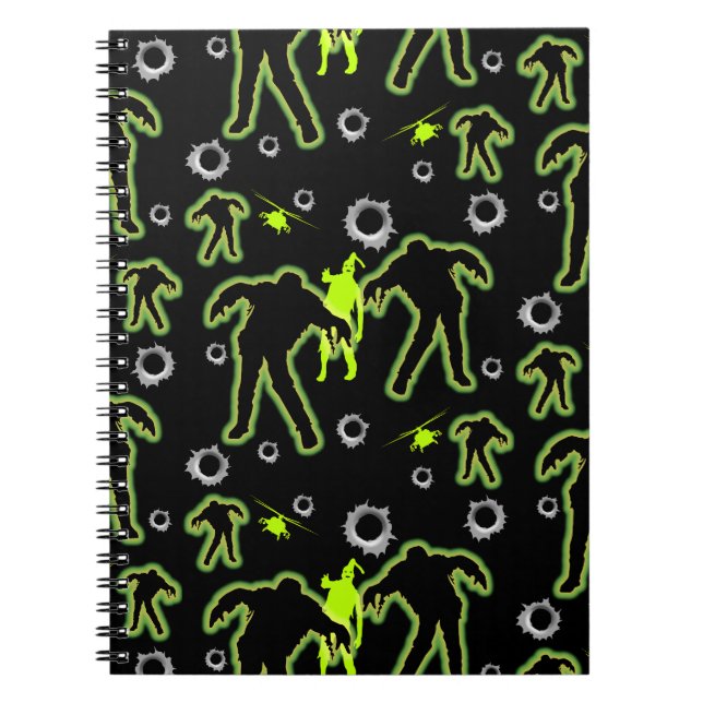 Boys Zombie School Notebook (Front)