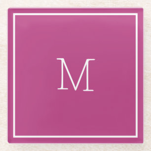 Boysenberry Purple Glass Coaster