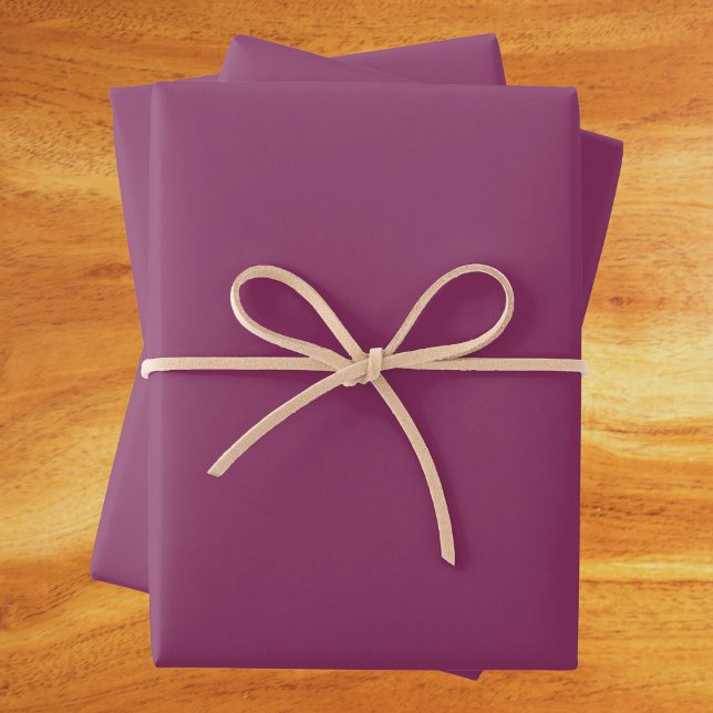 Boysenberry Solid Colour Wrapping Paper Sheet (Creator Uploaded)