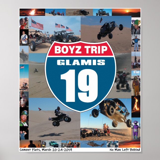 Boyz Trip 2019 Wall Poster (Front)