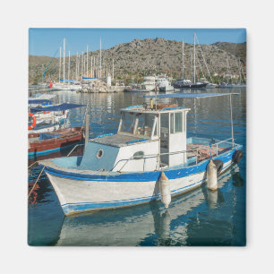 Bozburun Harbour Near Marmaris, Turkey Magnet