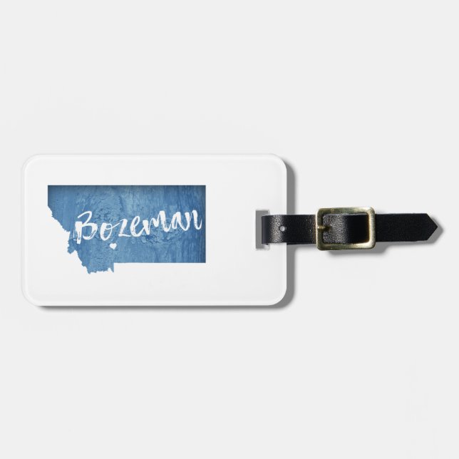 Bozeman, Montana Luggage Tag (Front Horizontal)