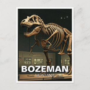 Bozeman Montana Museum of the Rockies  Postcard