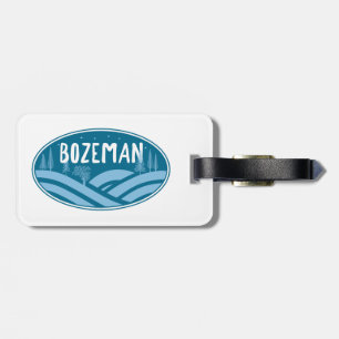 Bozeman Montana Outdoors Luggage Tag