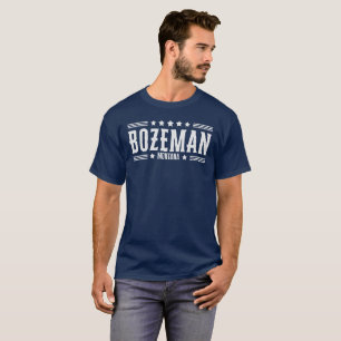 BOZEMAN MONTANA Stars & Stripes T-Shirt