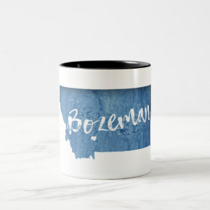 Bozeman, Montana Two-Tone Coffee Mug