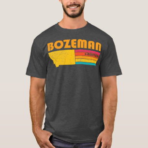 Bozeman Montana Vintage Distressed Souvenir T-Shirt