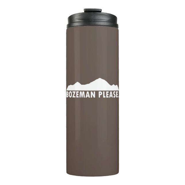 Bozeman Please Thermal Tumbler (Front)