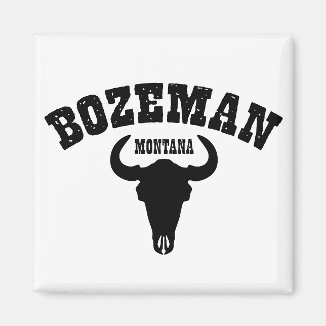 Bozeman Steer Magnet (Front)