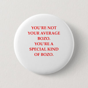 BOZO 6 CM ROUND BADGE