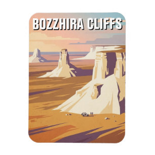 Bozzhira Cliffs Kazakhstan travel Magnet