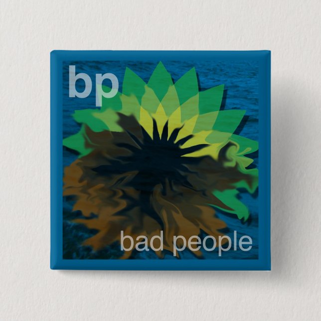 bp=badpeople 15 cm square badge (Front)