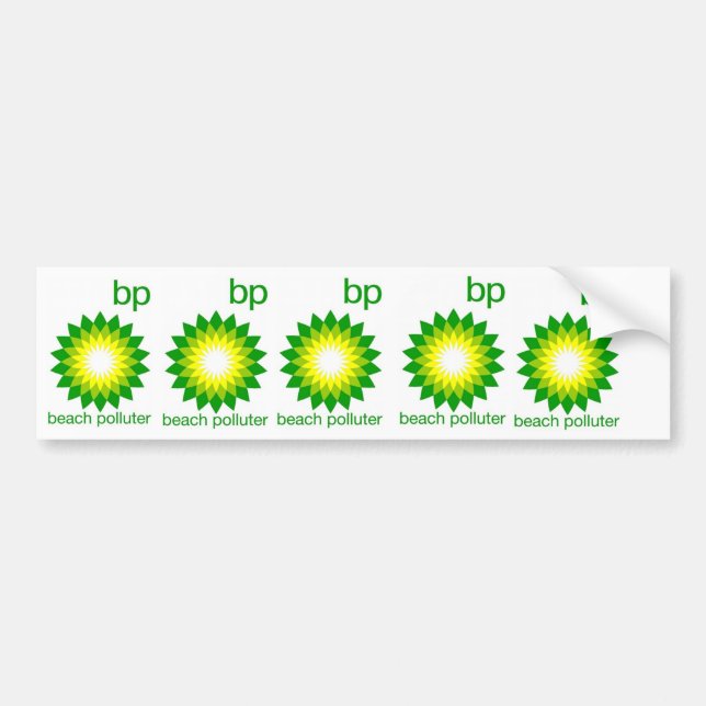 BP Beach Polluter Sticker (Front)