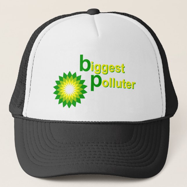 BP Biggest Polluter Trucker Hat (Front)