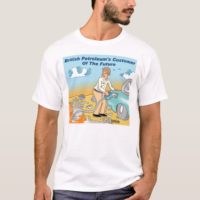 BP | British Petroleum Cartoon T-shirts (Front)