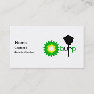 BP Burps Business Card