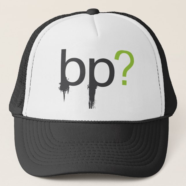 bp Green? Trucker Hat (Front)