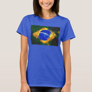 BR Brasil brazilian flag T-Shirt