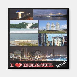 BR - Brazil - Natal - I Love Magnet