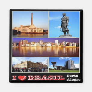BR - Brazil - Porto Alegre - I Love Magnet