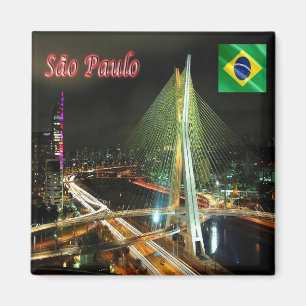 BR - Brazil - Saint Paul - By Night Magnet