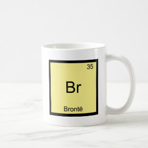 Br - Bronte Funny Chemistry Element Symbol T-Shirt Coffee Mug