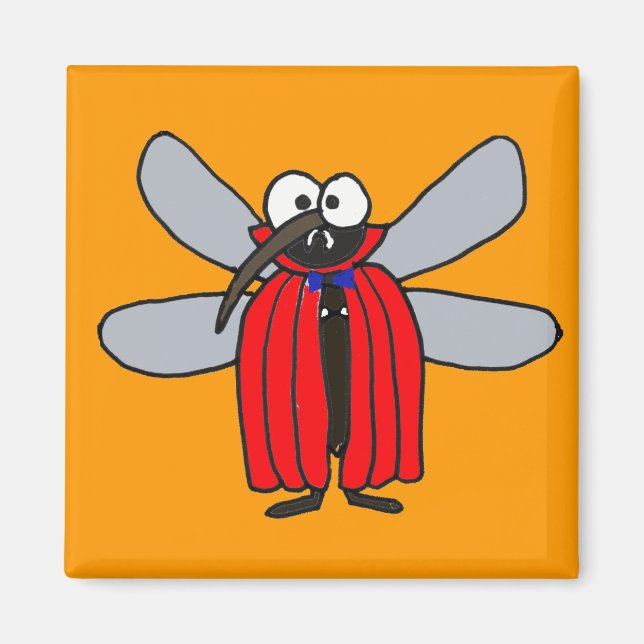 BR- Funny Mosquito Vampire Magnet (Front)