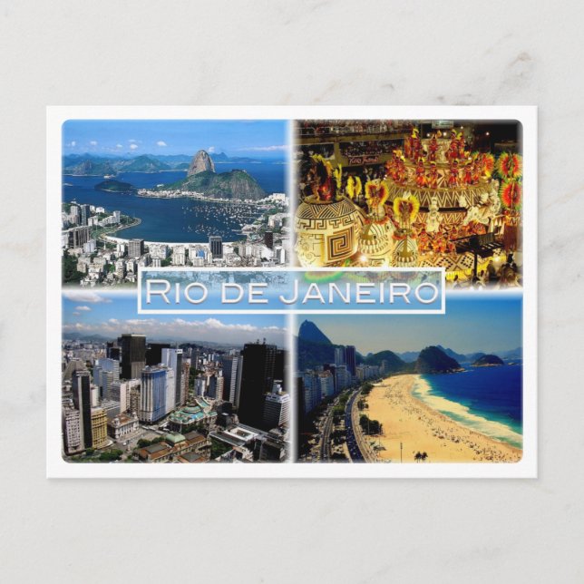 BR Rio de Janeiro - Botafogo beach - Carnival - Postcard (Front)