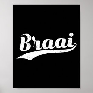 Braai Clic African Bbq Family Poster