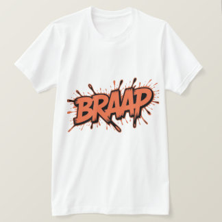 BRAAP Motocross Splat Graphic T-Shirt