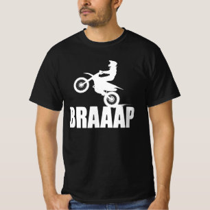 BRAAP Motorcross Two Stroke Power Dirtbike Rider T T-Shirt