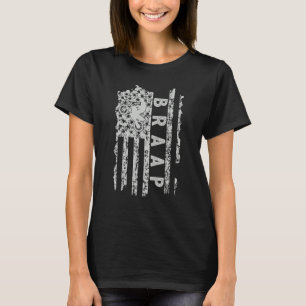 Braap Vintage Usa American Flag Tee